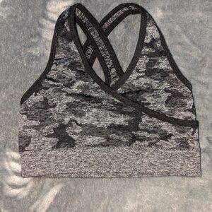 Gymshark Camo seamless sports bra